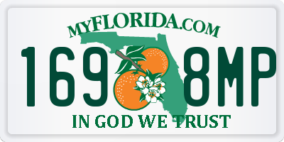 FL license plate 1698MP