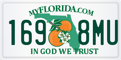 FL license plate 1698MU