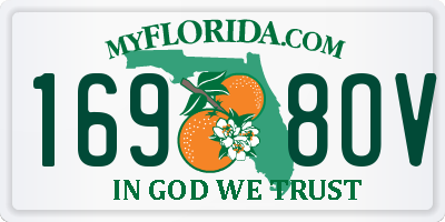 FL license plate 1698OV