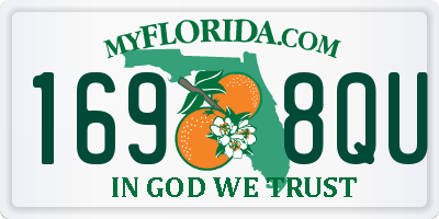 FL license plate 1698QU