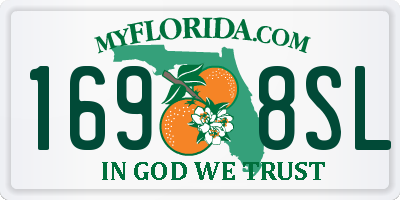 FL license plate 1698SL