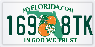 FL license plate 1698TK