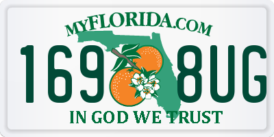 FL license plate 1698UG