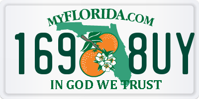 FL license plate 1698UY