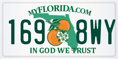 FL license plate 1698WY
