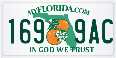 FL license plate 1699AC