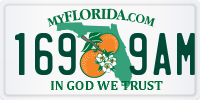 FL license plate 1699AM