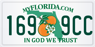 FL license plate 1699CC