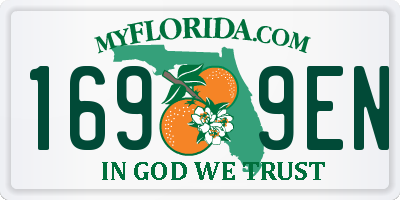 FL license plate 1699EN
