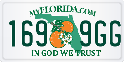 FL license plate 1699GG