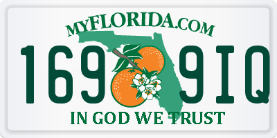 FL license plate 1699IQ