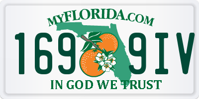 FL license plate 1699IV