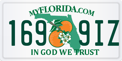 FL license plate 1699IZ