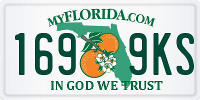 FL license plate 1699KS