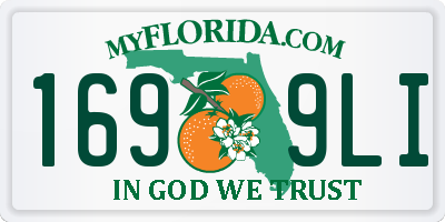 FL license plate 1699LI