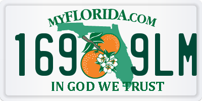 FL license plate 1699LM