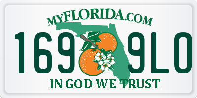 FL license plate 1699LO