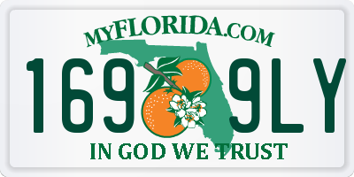 FL license plate 1699LY