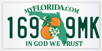 FL license plate 1699MK