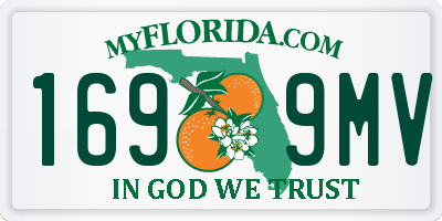FL license plate 1699MV