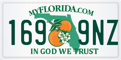FL license plate 1699NZ
