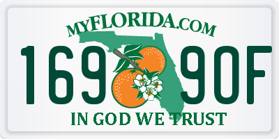 FL license plate 1699OF