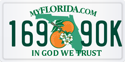 FL license plate 1699OK