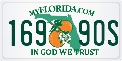 FL license plate 1699OS