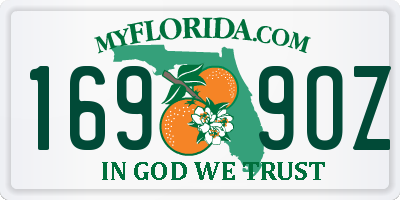 FL license plate 1699OZ