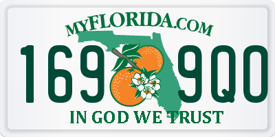FL license plate 1699QO