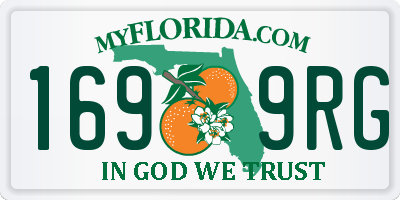 FL license plate 1699RG