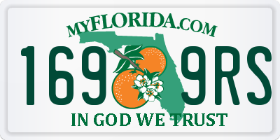 FL license plate 1699RS