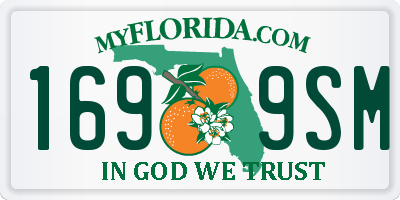 FL license plate 1699SM