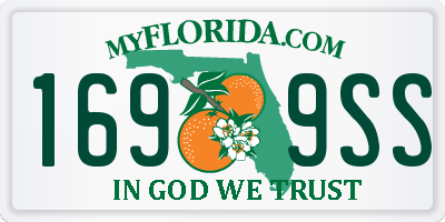FL license plate 1699SS