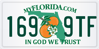 FL license plate 1699TF