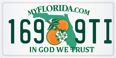 FL license plate 1699TI