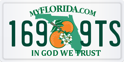 FL license plate 1699TS