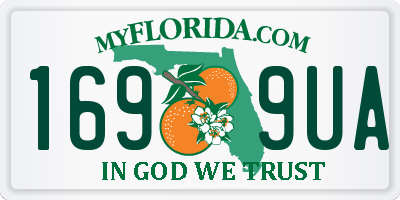 FL license plate 1699UA