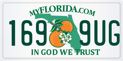 FL license plate 1699UG