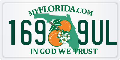 FL license plate 1699UL