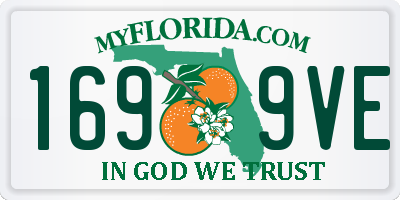 FL license plate 1699VE