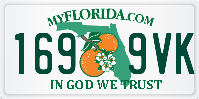 FL license plate 1699VK