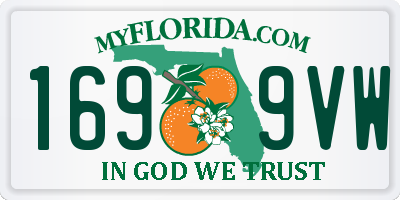 FL license plate 1699VW
