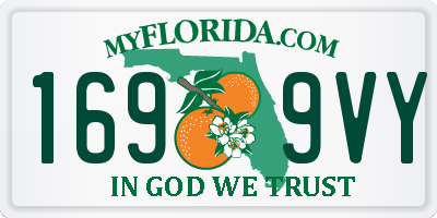 FL license plate 1699VY