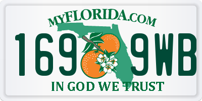 FL license plate 1699WB