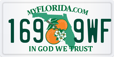 FL license plate 1699WF