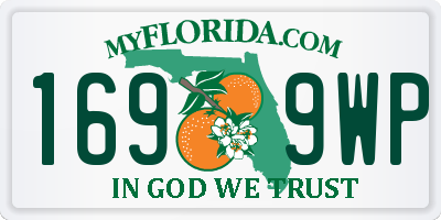 FL license plate 1699WP