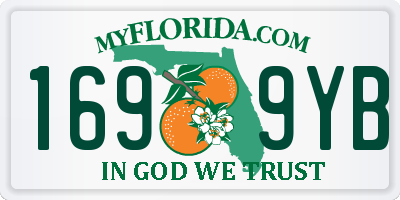 FL license plate 1699YB
