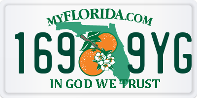 FL license plate 1699YG