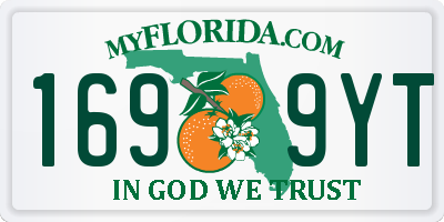FL license plate 1699YT